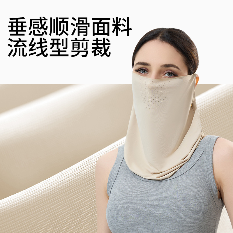 UPF50 + máscaras solares de hielo máscaras de verano para hombres y mujeres máscaras de ciclismo al aire libre velo solar toallas respirables al por mayor