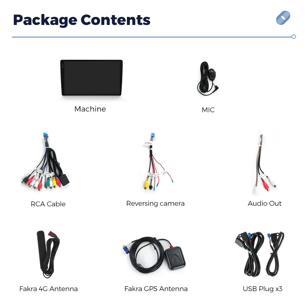 Mekede - Dispositivo de Navegación Inteligente para Automóvil con Pantalla Grande y Control Central Android, Modelo Privado DUDU AUTO, Dispositivo para el Interior del Automóvil