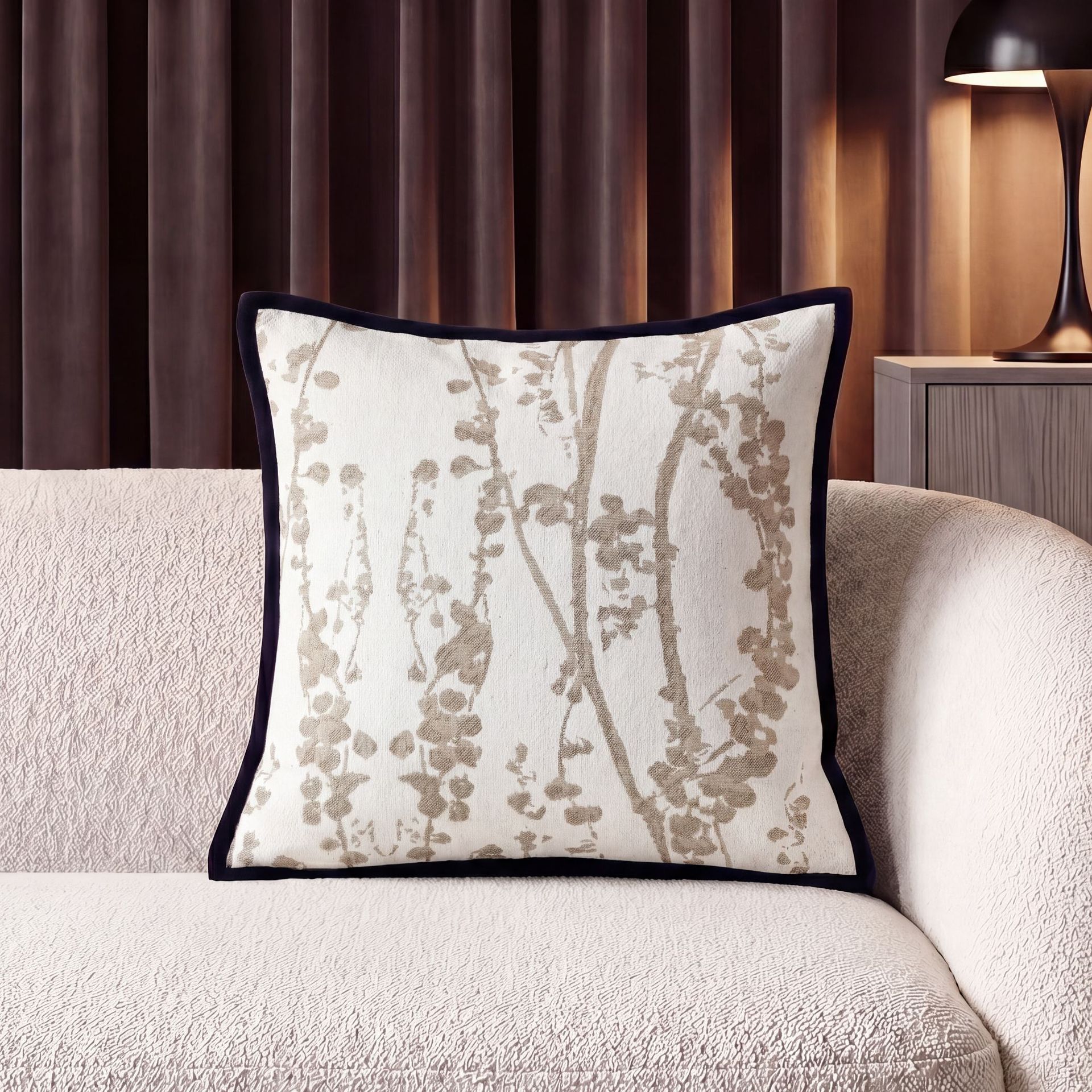 Nórdico de lujo ligero sofá almohada al por mayor almohada de sala de estar inwind jersey jacquard almohada transfronteriza un cabello