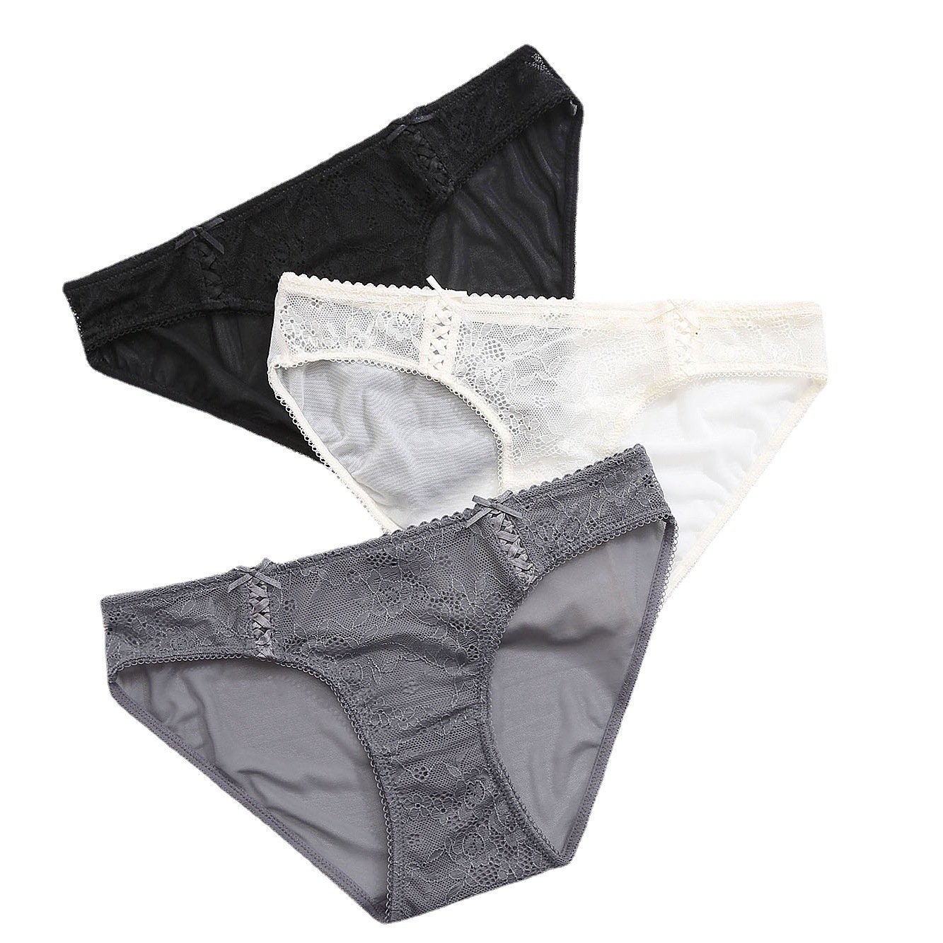 花边镂空性感透气蕾丝内裤日系低腰提臀少女无痕内裤批发定制外贸
