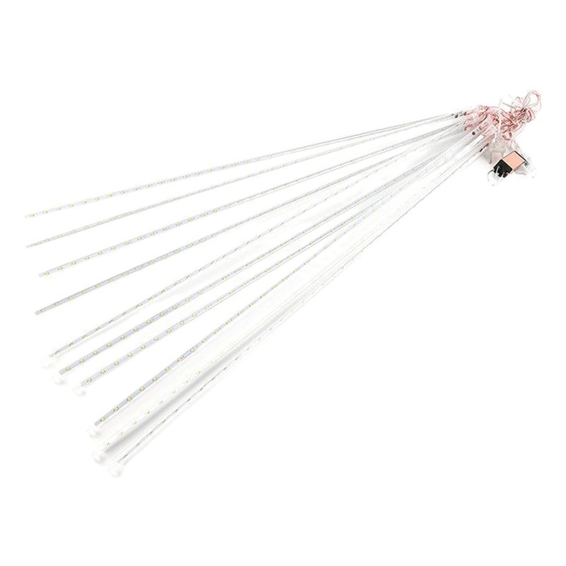 Guirnalda de Luces LED Solares con Forma de Lluvia de Meteoros para Proyectos de Iluminación Exterior, Luces Decorativas para Ambiente de Patio.