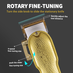 Cross-border new high-power motor LCD digital hair clipper for barbershops professional hair styling scissors