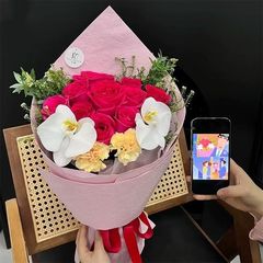 成品广志送给美伢的花同款花束生日礼物送女生七夕纪念拍照礼物