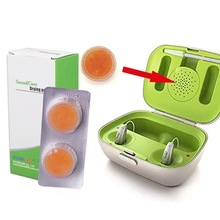 厂家直供3克助听器干燥剂铝箔袋包装吸湿防潮橙色硅胶耳蜗除湿剂