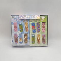 新款卡皮巴拉6入磁性书签创意可爱水豚镭射磁吸书签可对折款书签