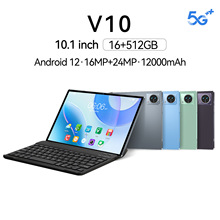 10.1寸智能平板电脑安卓可插卡跨境新品包邮批发全网通护眼ips屏