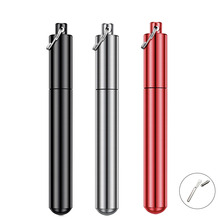 便携铝合金牙签筒密封防水仓迷你密封瓶细长牙签水果签金属盒