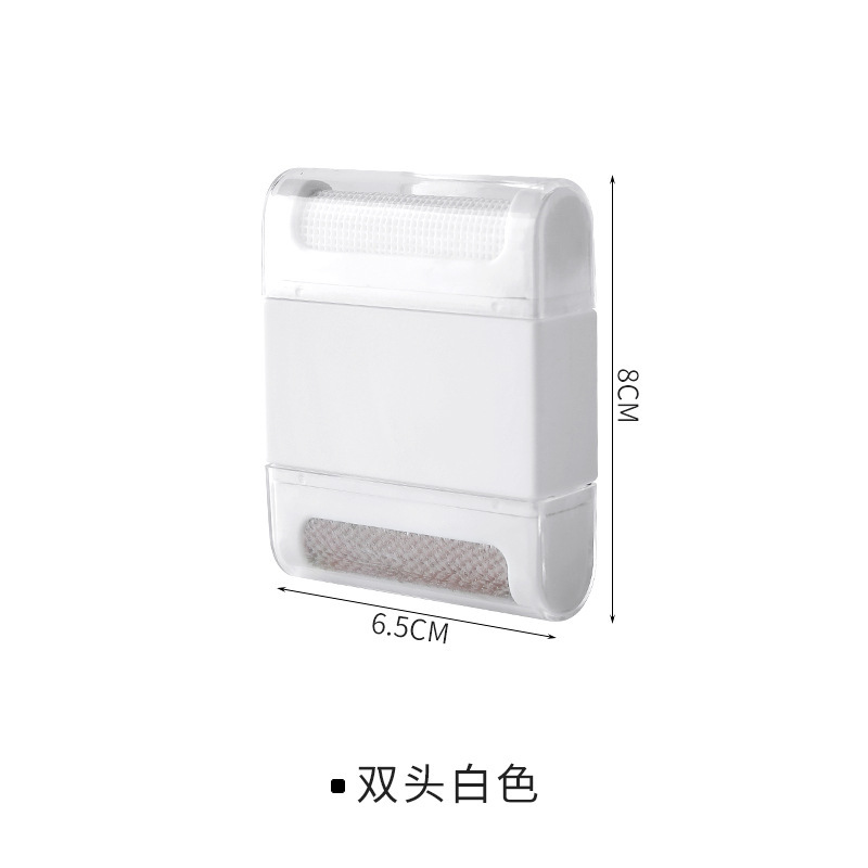 Artefacto creativo de eliminación de bolas de pelo de doble cabeza, recortador manual de bolas de pelo, abrigo de eliminación de bolas, afeitador portátil de pilling de suéter