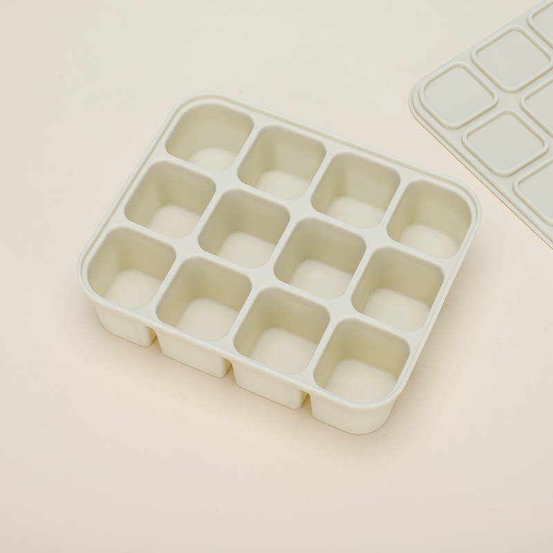 12칸 이유식 상자-베이지