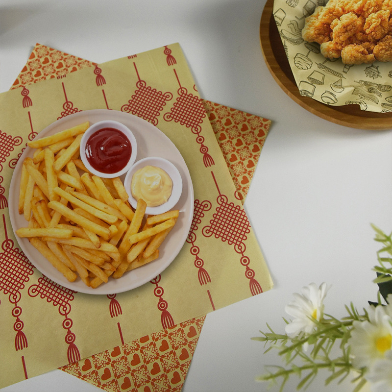 Papel desechable a prueba de aceite de cocina bandeja de hornear papel absorbente de aceite frito alimentos a prueba de aceite papel especial alimentos hogar hornear papel