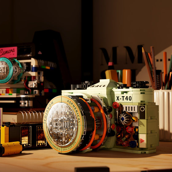 [Wholesale Daifa] Trendy Retro Simulation Camera Series Building Blocks Compatible with Lego Puzzle Assembled Ornaments