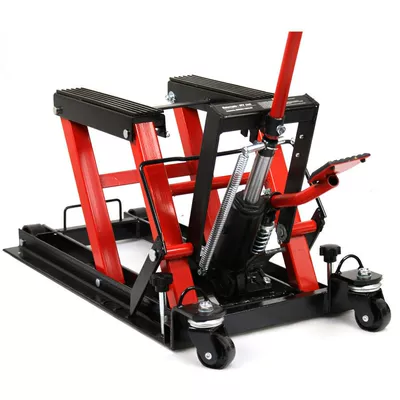 Automobile and Motorcycle Bracket Lift Motorcycle Lift Repair Bench Double Scissor Hydraulic Motorcycle Lift Table