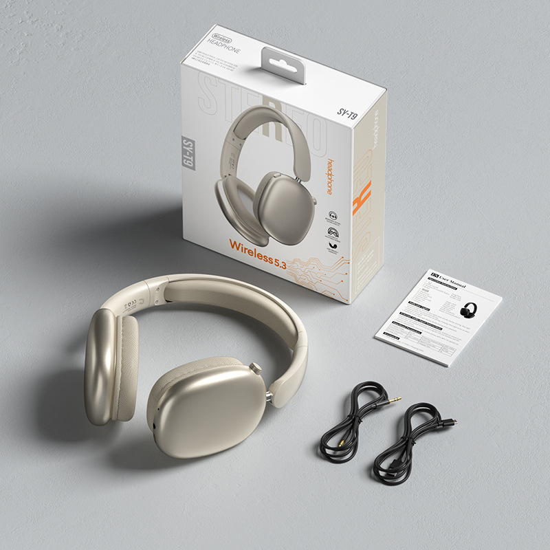 Auriculares Inalámbricos de Diadema para Negocios, Plástico ABS, Con micrófono, para Oficina