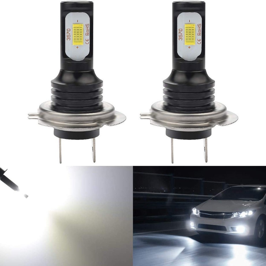 Transfronterizos para automóviles LED delantero H7 CSP chip 75W H7 LED luz de niebla alta luz de motocicleta