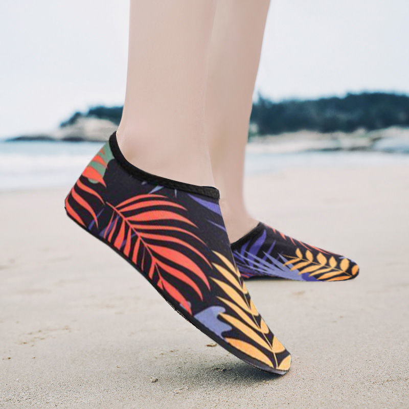 디지털 3색 나뭇잎 고무 밑창