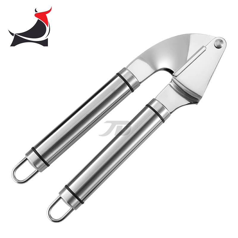Supply stainless steel garlic press garlic squeeze stainless steel manual garlic press multifunctional stainless steel garlic press