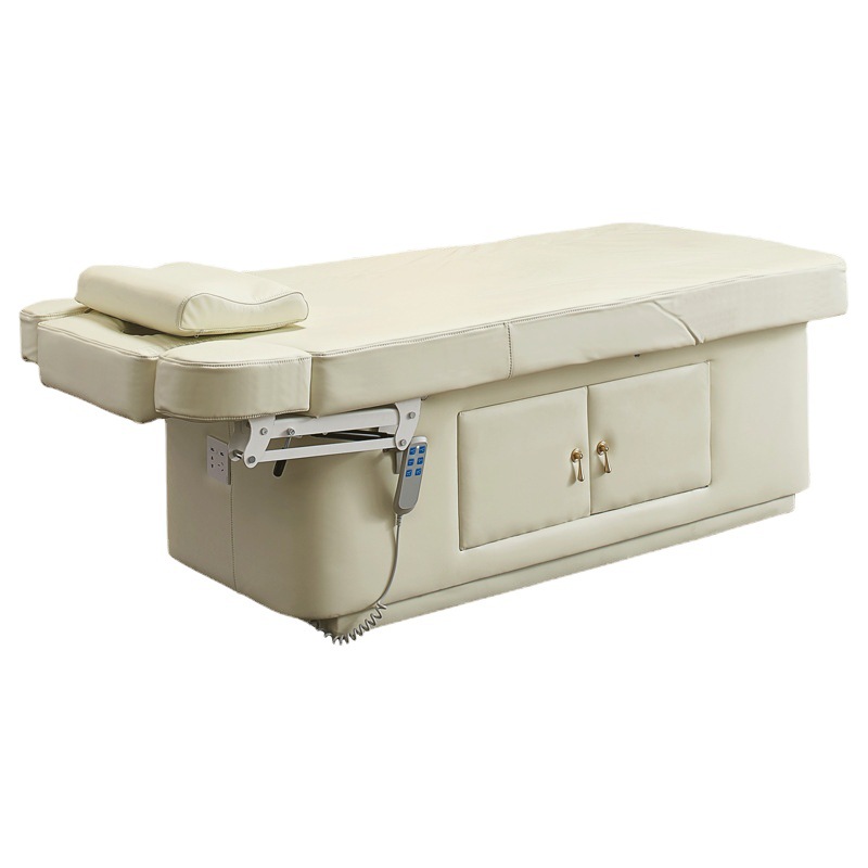 Fábrica de elevación eléctrica cama de belleza salón de belleza calefacción masaje fisioterapia cama tatuaje pestañas cama especial tatuaje bordado cama
