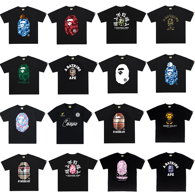 Bape Ape Head T-Shirt Black · Bape