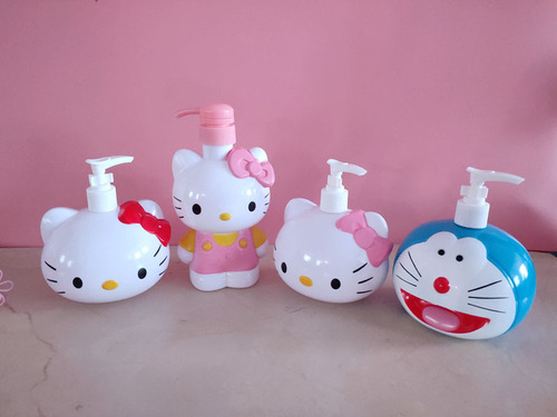 Cross-border wholesale cartoon shower gel, shampoo, lotion, repackaged press bottle, press mouth kettle, hand sanitizer, repackaged bottle, alcohol bottle