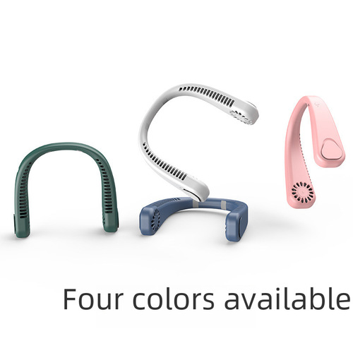 New Adjustable Neck Fan with USB Charging, Portable and Convenient, Suitable for Students, Office, and Sports, No-Blade Design