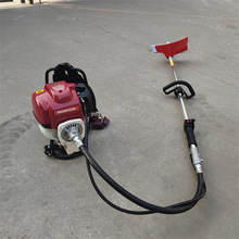 四冲程背负式除草机多功能锄地割草机 小麦割倒机