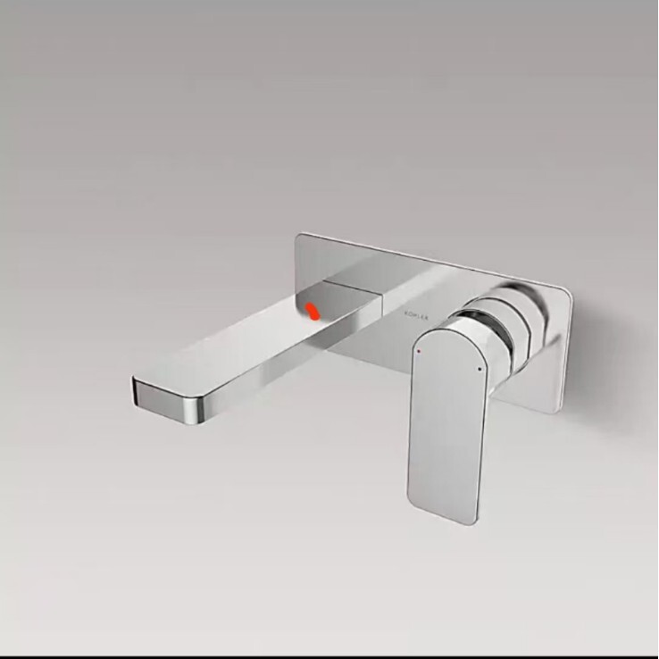 Wall-Mounted Basin Faucet with Single Handle, Concealed Wall-Mounted Faucet K-23485/22567T