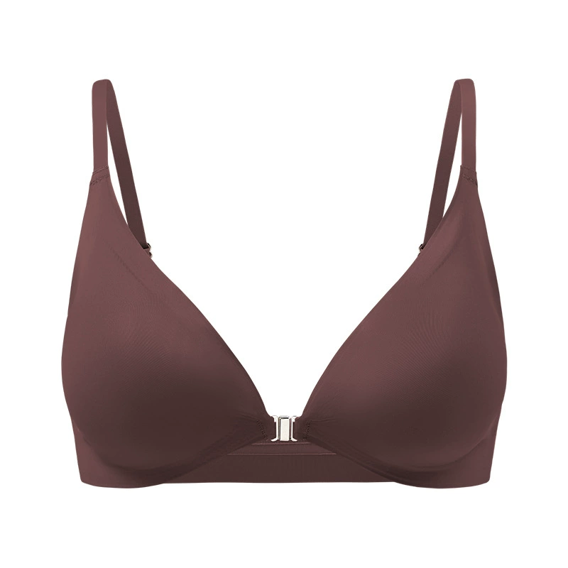 Бюстье-балконетная бюстье бюстье? (Note: This item: Push-up Thin Bra) Перевод: Тонкий бюстгальтер push-up, женский размер плюс, передняя застежка, ультратонкий бесшовный