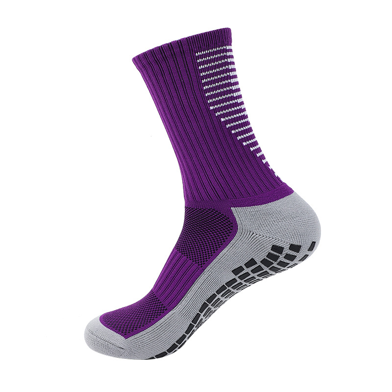 Professional non-slip football socks thick towel bottom in the tube dot men's and women's sports socks basketball socks_voghion.com