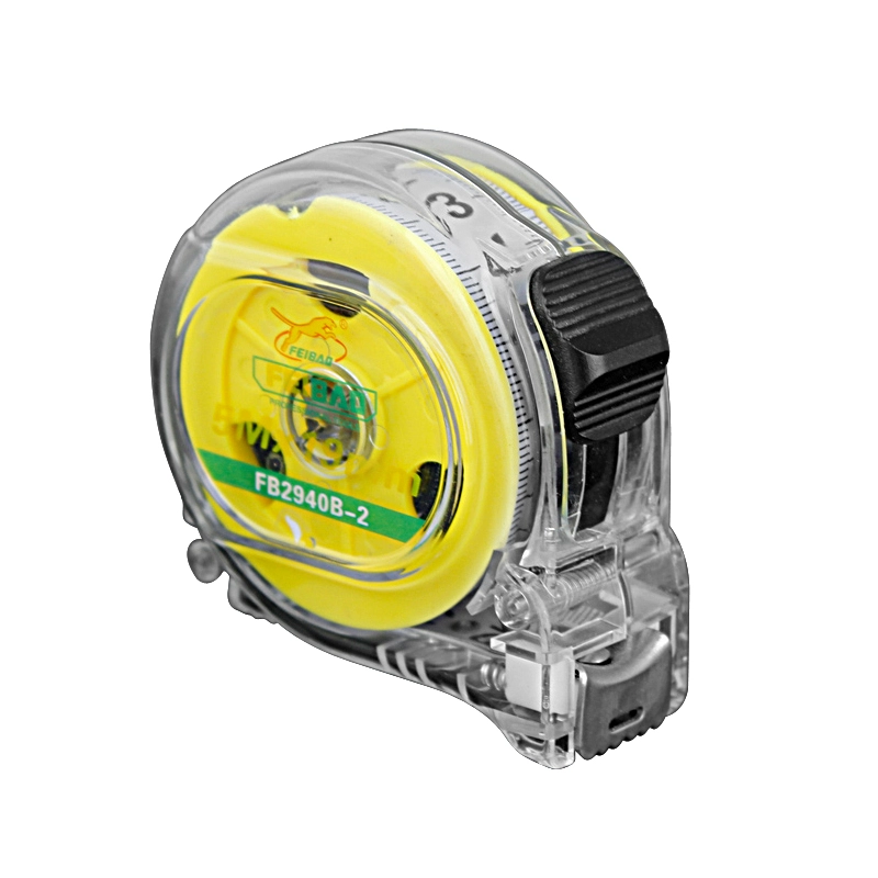 Прозрачная стальная рулетка против падения, сантиметровая линейка, метрическая система 3m 5m 10m стальная рулетка, желтая метрическая линейка