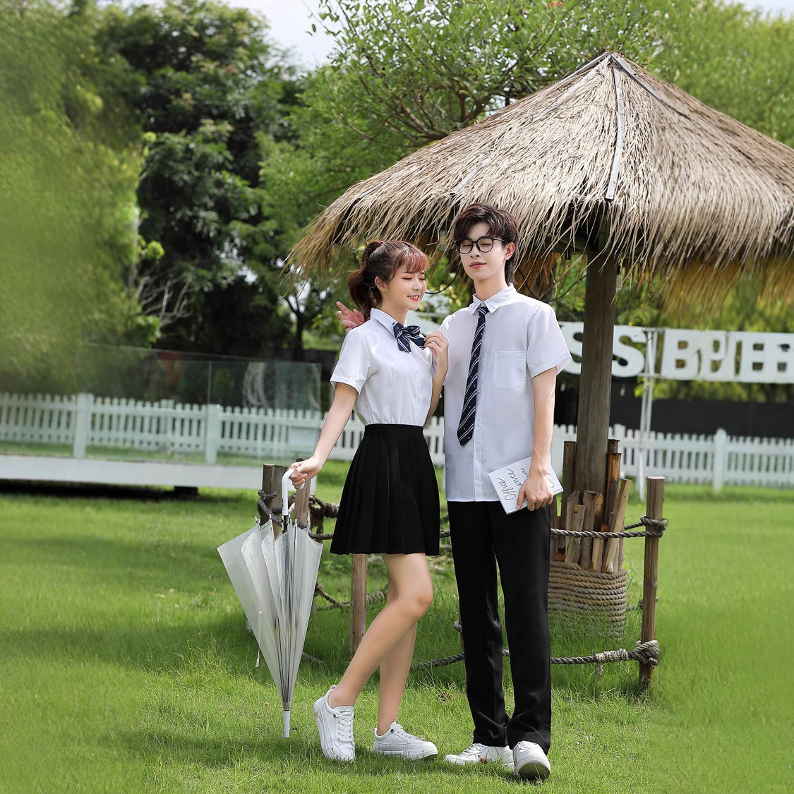 Recitation Chorus Performance Clothing Primary School Students Junior High School Students High School Sports Meeting Graduation Class Uniform School Uniform suit College Style