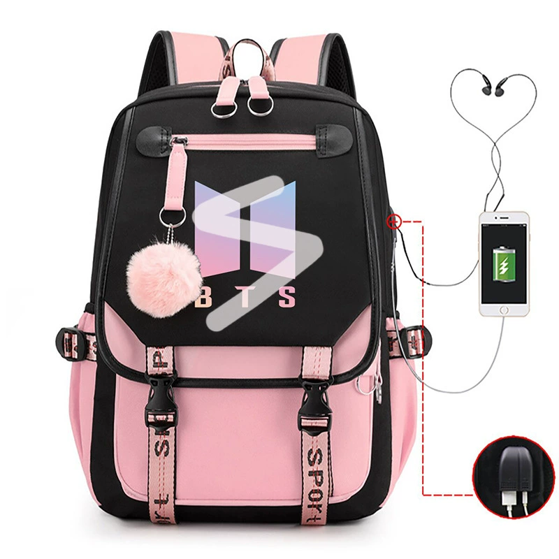 (Cross-border trading), trend capacious backpack, Korean style, for secondary school