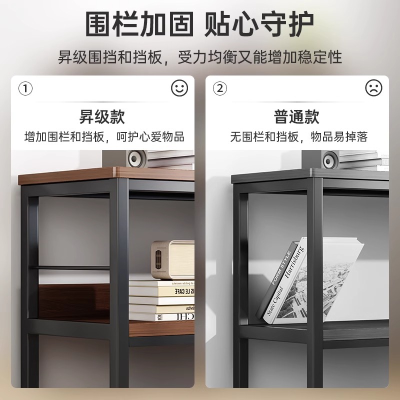 Estante de libro Estante de piso Estante de almacenamiento Estante de escritorio Estante de almacenamiento Estante