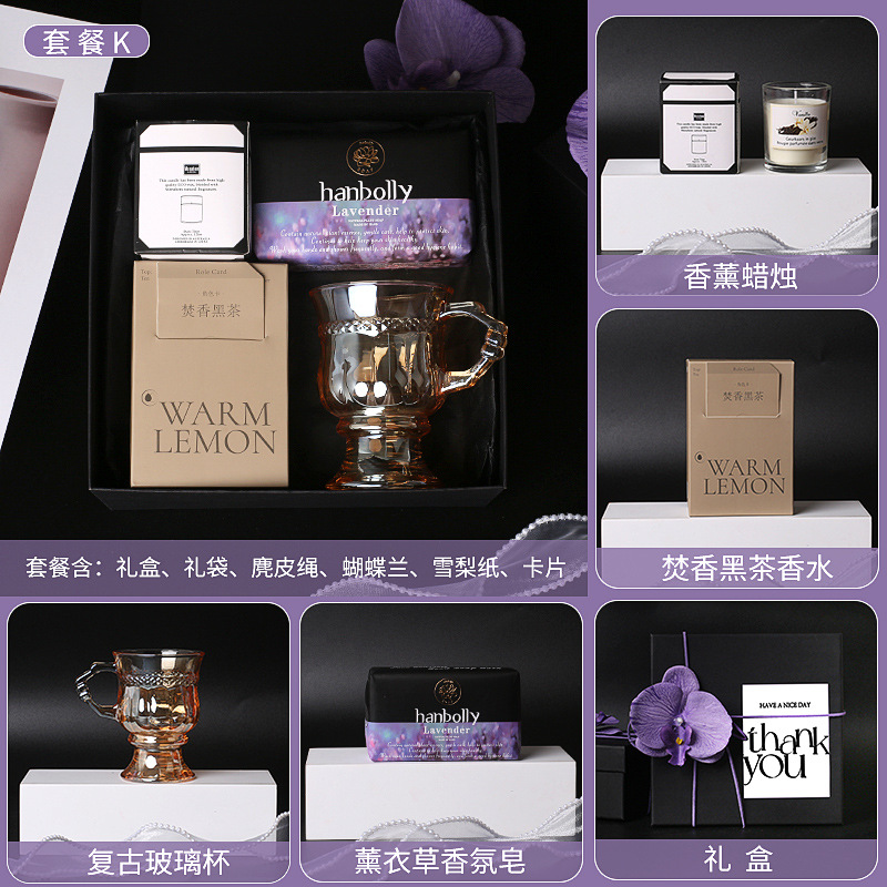 Salón de belleza de belleza abierto para celebrar el regalo de mano para los clientes, conjunto de regalo práctico de lujo ligero de alta calidad, regalo casual de alta calidad