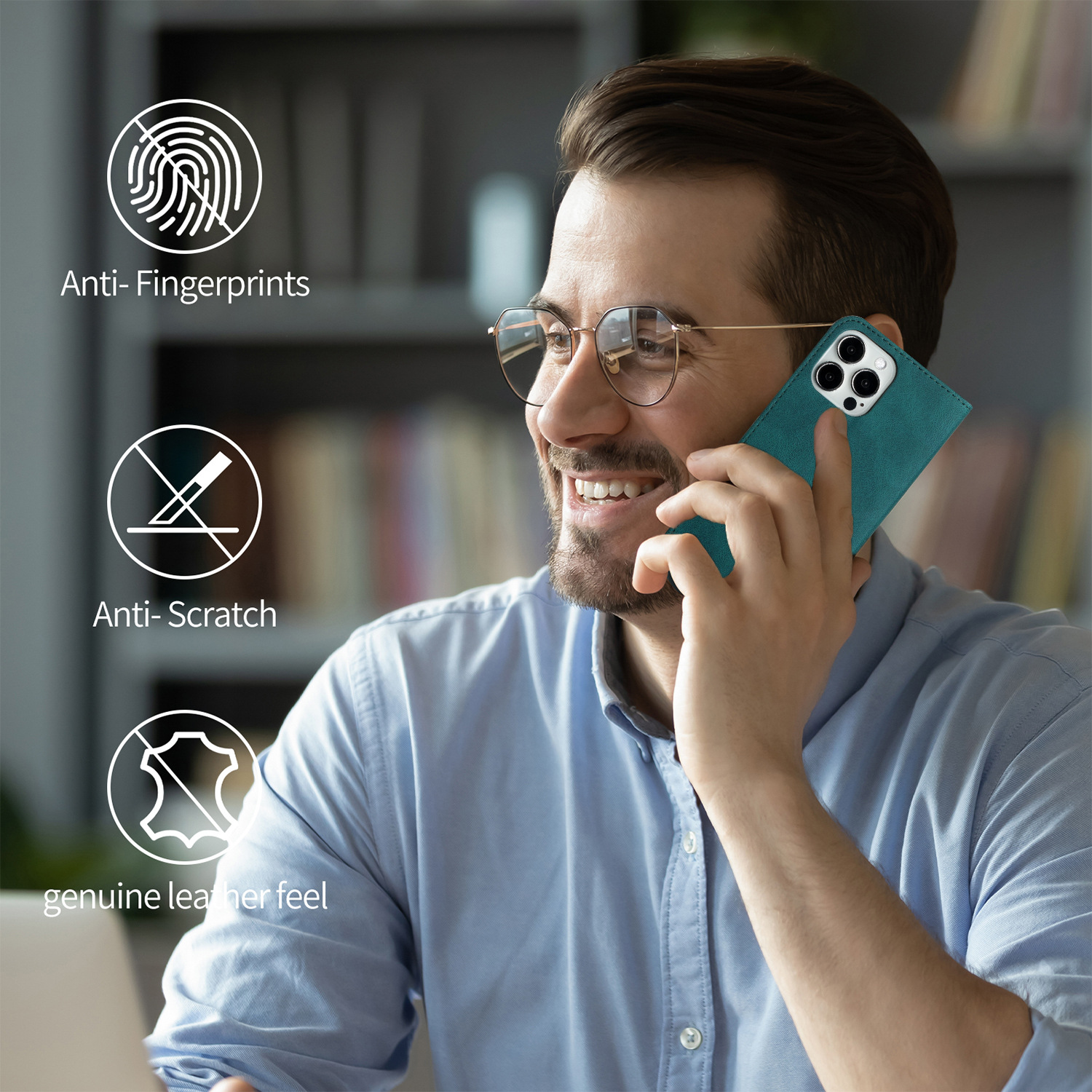 Suitable for Apple 14 iPhone 13 magnetic protective Samsung S23 flip phone case, Xiaomi 12_voghion.com