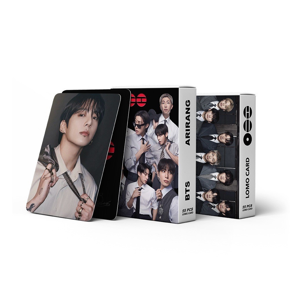Cadena total, una gran cantidad de stock, 55 hojas de tinta BT SK IVE ATEEZ KPOP, estrellas coreanas alrededor de LOMO