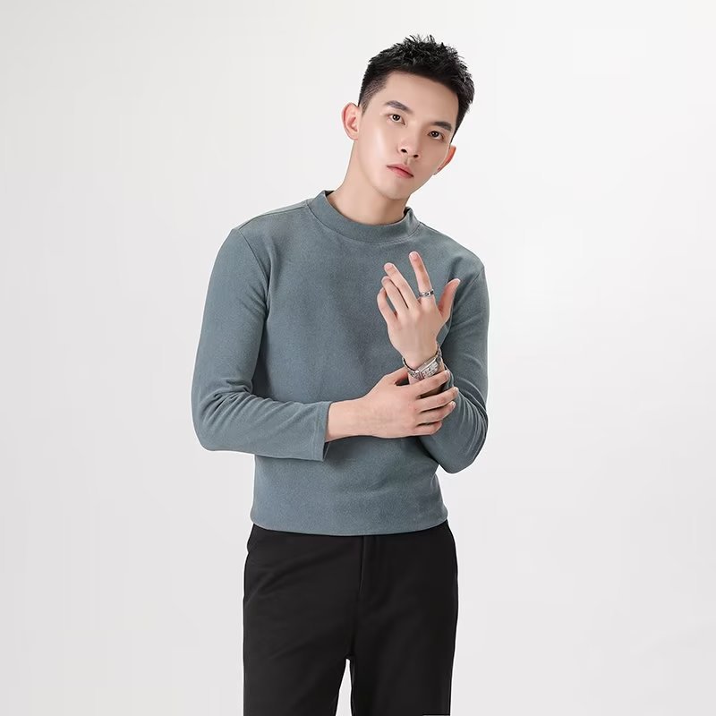 Winter velvet base body-friendly keep warm insulated long-sleeve for…