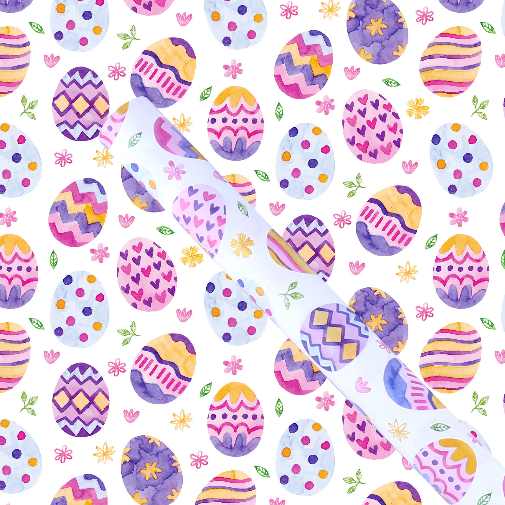 Papel de regalo de Pascua con diseño de conejo de dibujos animados para envoltura de regalos de productos nuevos transfronterizos de Amazon, fabricante mayorista de embalaje de regalos para bricolaje.
