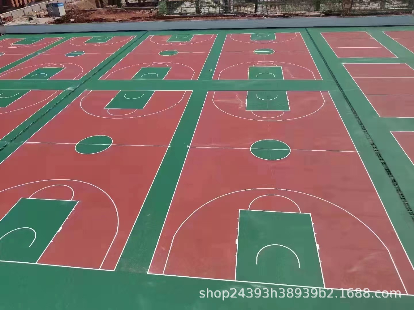 施工硅pu篮球场场地 厂家篮球场材料 全国施工 硅pu球场|ms