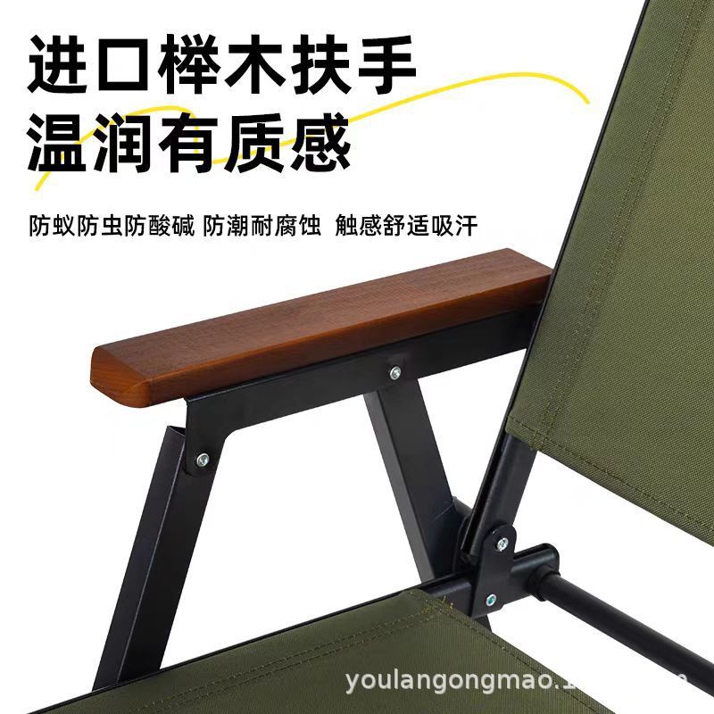 新しい第二世代角管屋外折りたたみ椅子カーミットチェアキャンプ背もたれレジャーチェアポータブルキャンプ用品|undefined