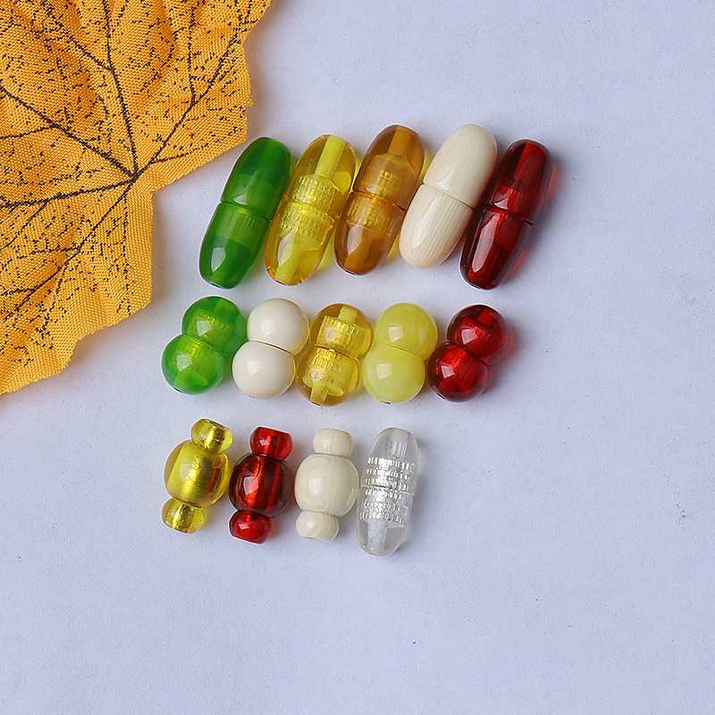 Powdery Amber Buckle Beeswax Buckle Necklace Invisible Buckle Hasp Threaded Gold Pepper Blood Pepper Pearl Buckle Hetian Jade