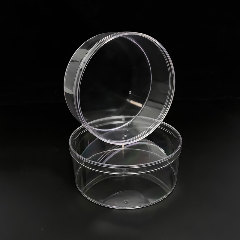 批发PS圆形透明塑料盒慕斯曲奇饼干包装盒西点糖果伴手礼盒现货