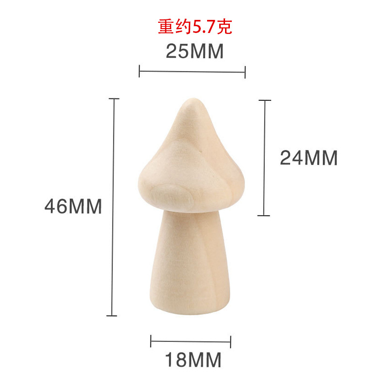 46*25mm pointed mushroom