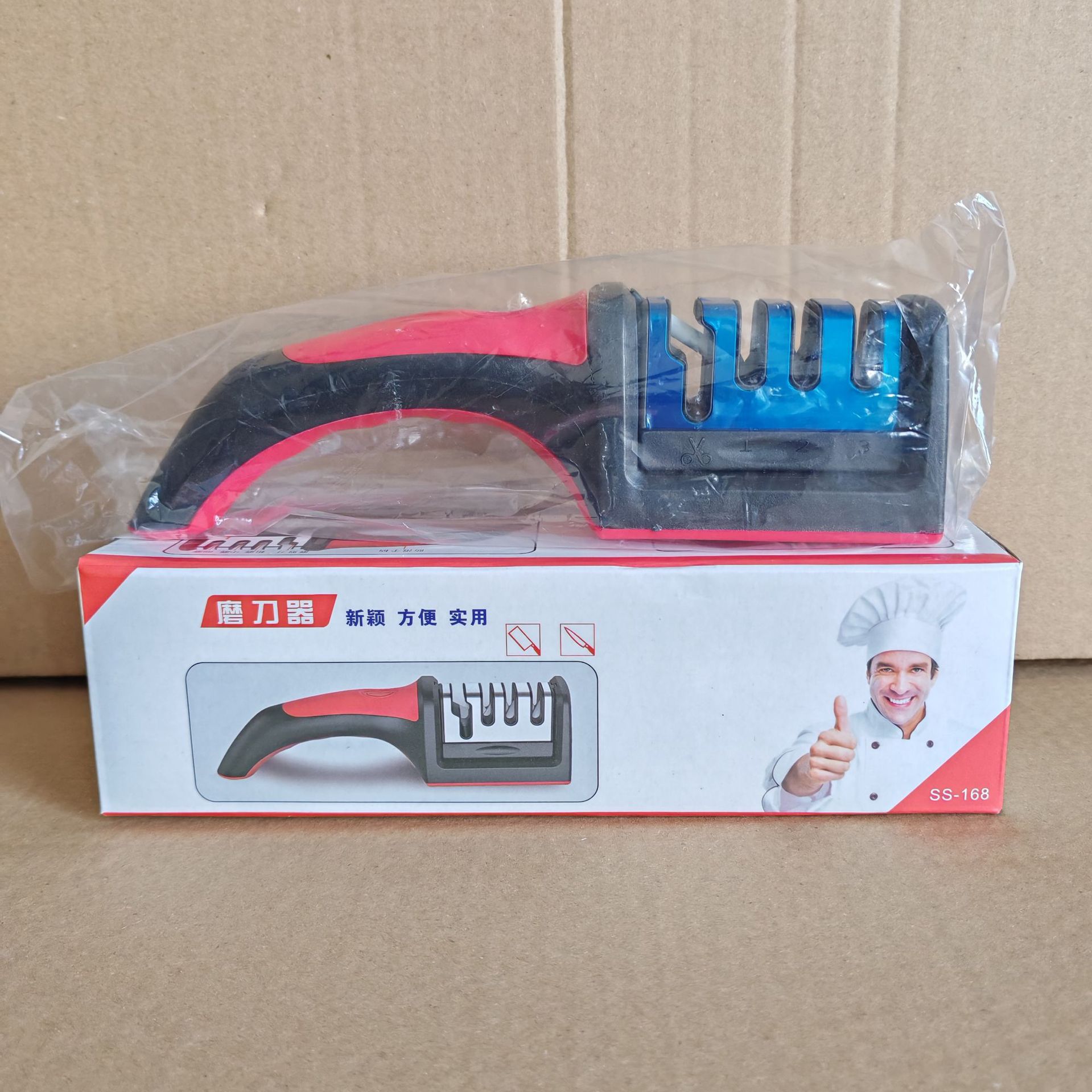 Cuatro en uno afilador de cuchillo rápido de diamante artefacto cuchillo blunt destructor afilador fino piedra afilador de cuchillo no automático para el hogar