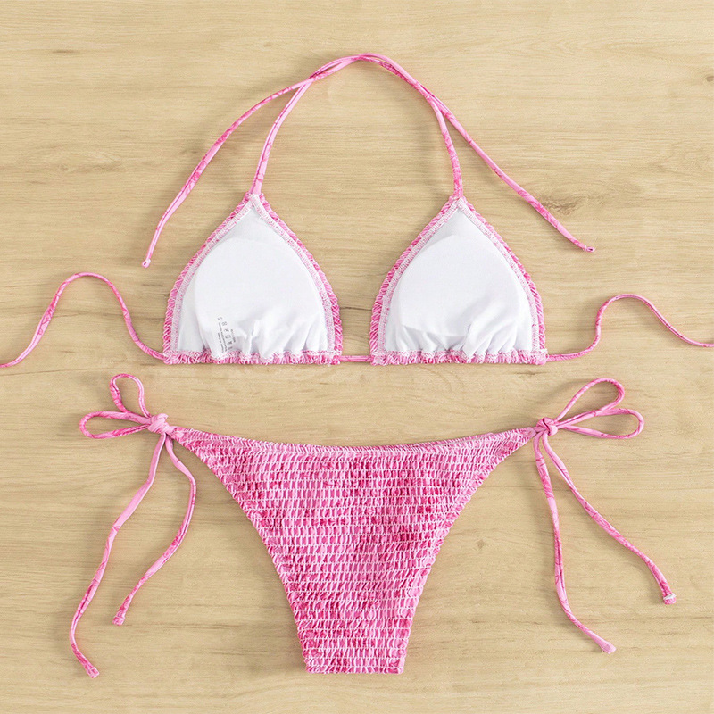 GraceChic Huludao Swimwear 2025 New European And American Sexy Floral Swimsuit For Women High-end Beach Bikini_voghion.com