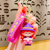 Cute keychain, doll, school bag, trend pendant, Birthday gift, wholesale