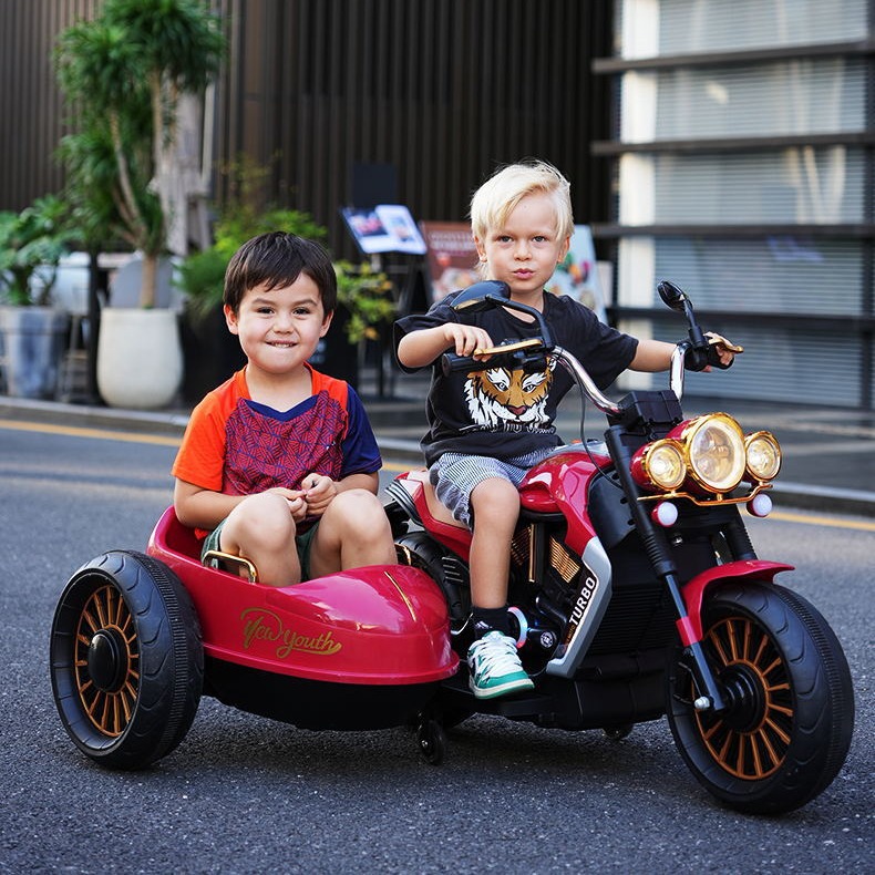 Motocicleta eléctrica para niños, triciclo eléctrico para niños, niños y niñas, coche de juguete para niños, coche de batería recargable para niños grandes