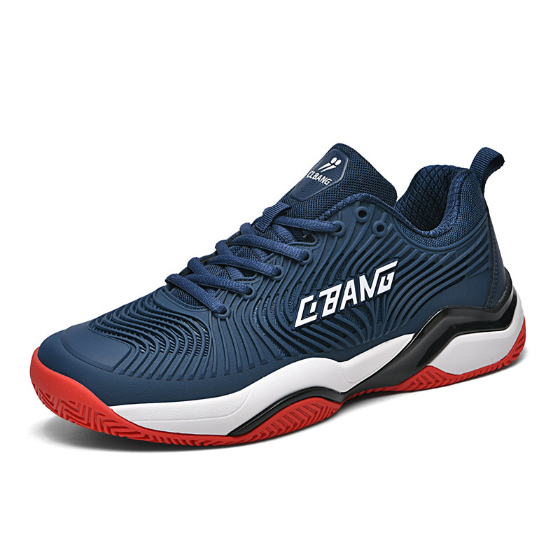 Cross-Border Professional Pickleball Shoes Tennis Shoes Pickleball ‌ Red Clay Hard Court Men's and Women's Badminton Shoes