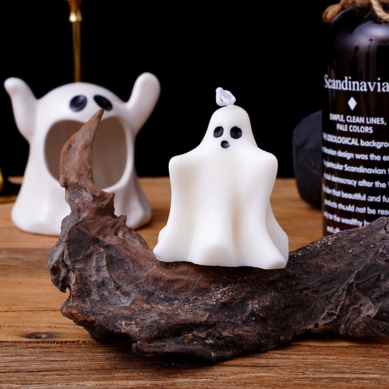 ハロウィーン幽霊アロマキャンドル雰囲気感お土産祝日プレゼント置物無煙アロマオーナメントins|undefined