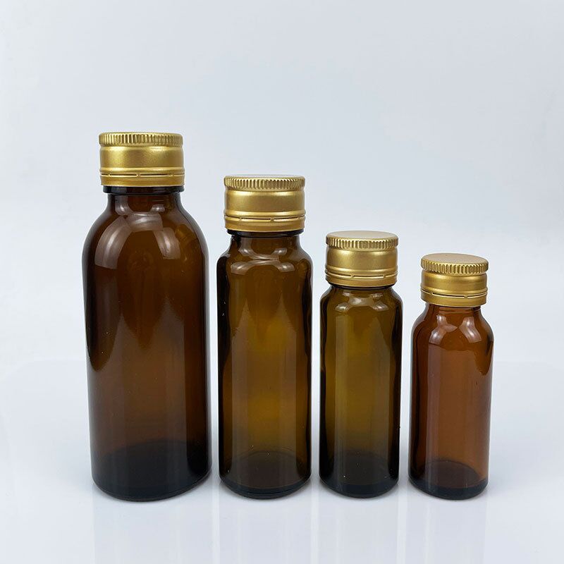 厂家批发 20ml.30ml.50ml 100ml毫升棕色口服液瓶 多用饮料玻璃瓶