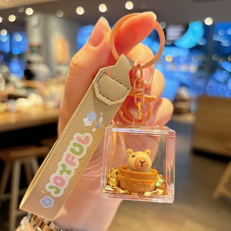 61g Weight Bag Pendant, Keychain Classification 1 Piece Quantity Holiday, Daily Occasion Acrylic Material Cartoon Character Pattern Unisex Gender Cute Style 1 Piece Cute Cartoon Character Acrylic Unisex Bag Pendant Keychain 18